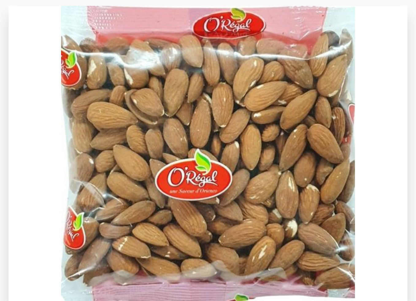 AMANDES CARMEL 23/25 CRUES 250G x 24 ORIENCO
