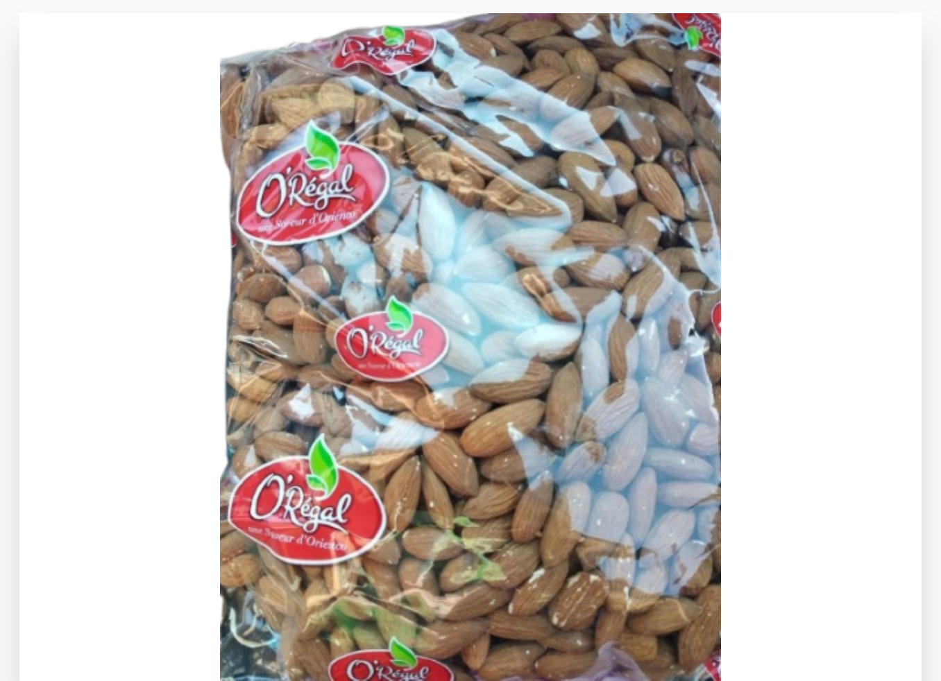 AMANDES CARMEL 23/25 CRUES 5KG ORIENCO