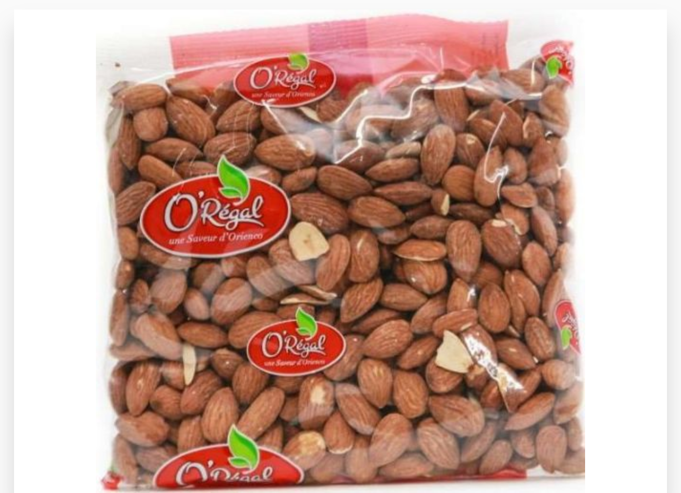 AMANDES DECORTIQUES EXTRA GRILLEES SALEES 250G x 24 ORIENCO