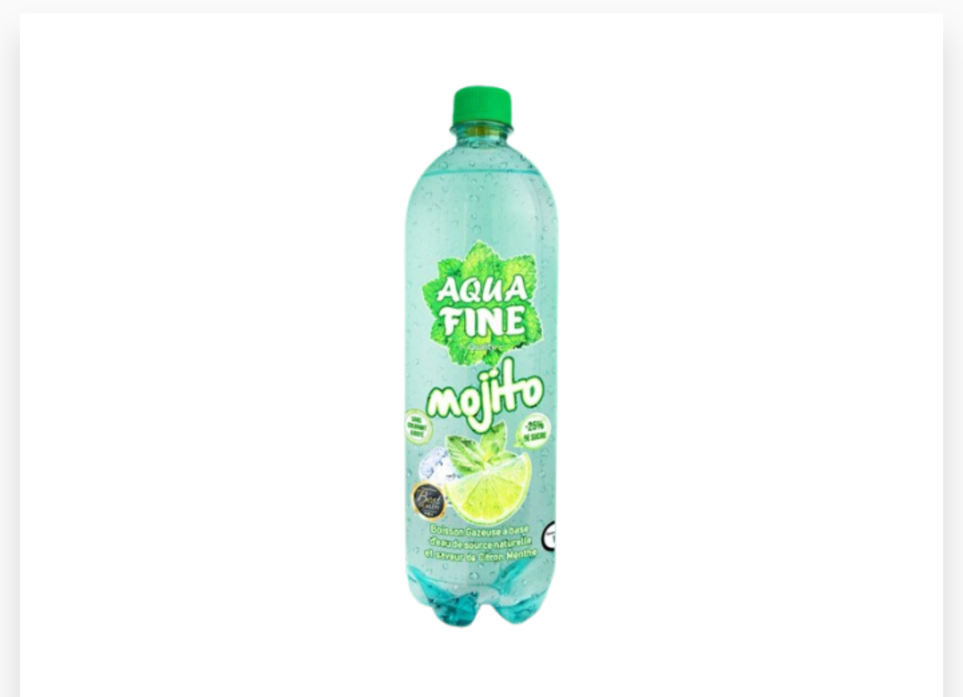 AQUAFINE CITRON MENTHE PET 1L x 6