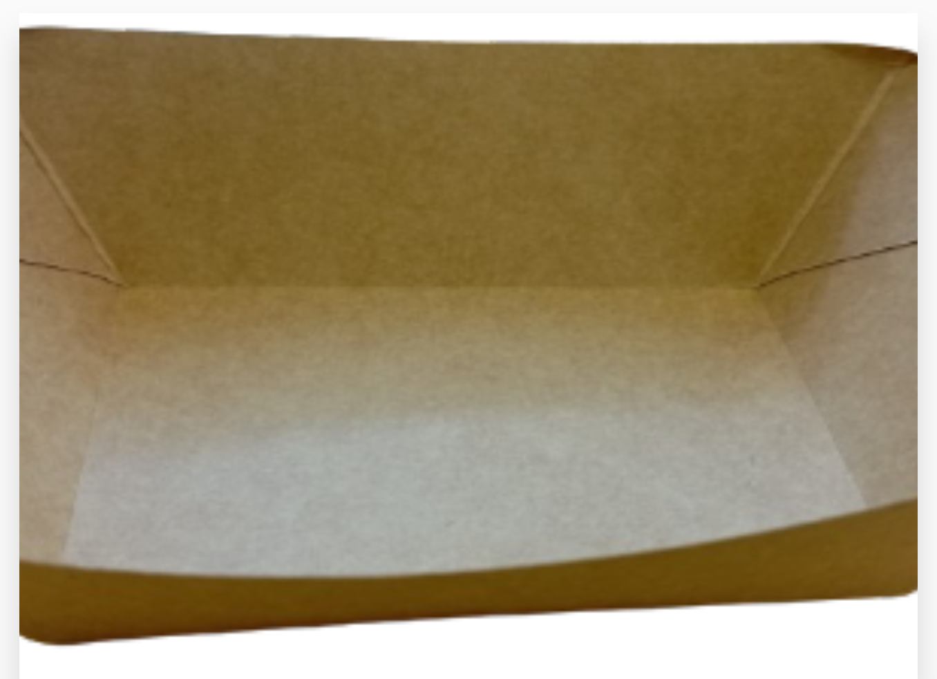 BARQUETTE RECTANGULAIRE KRAFT 105x75  250PCS