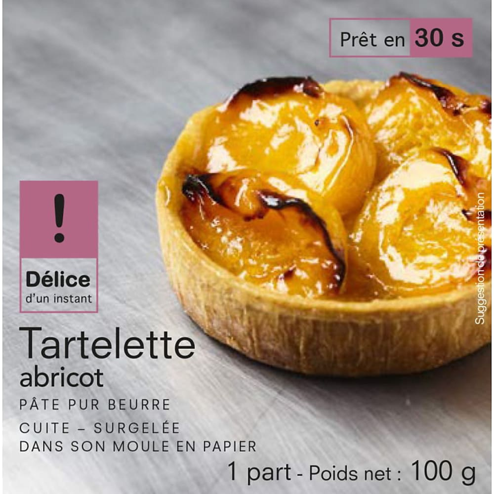 BISCUIT POULT TARTELETTE ABRICOT 150G X 24