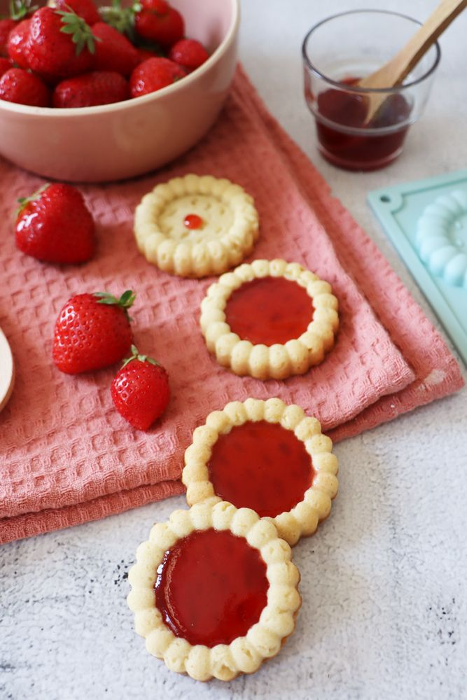 BISCUIT POULT TARTELETTE FRAISE 150G X 24