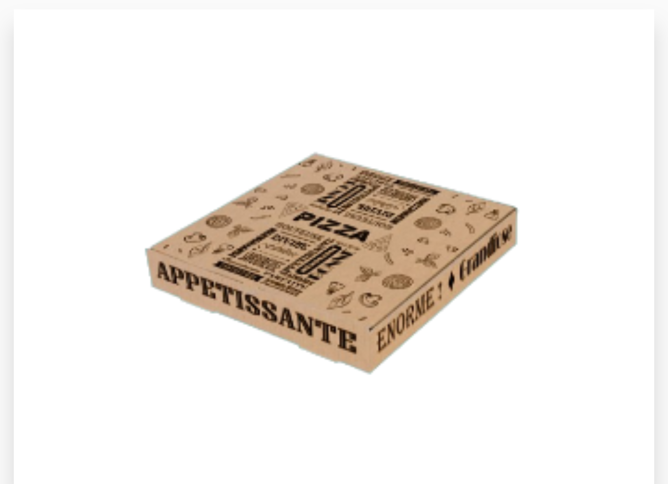 BOITE PIZZA T33 100PCS