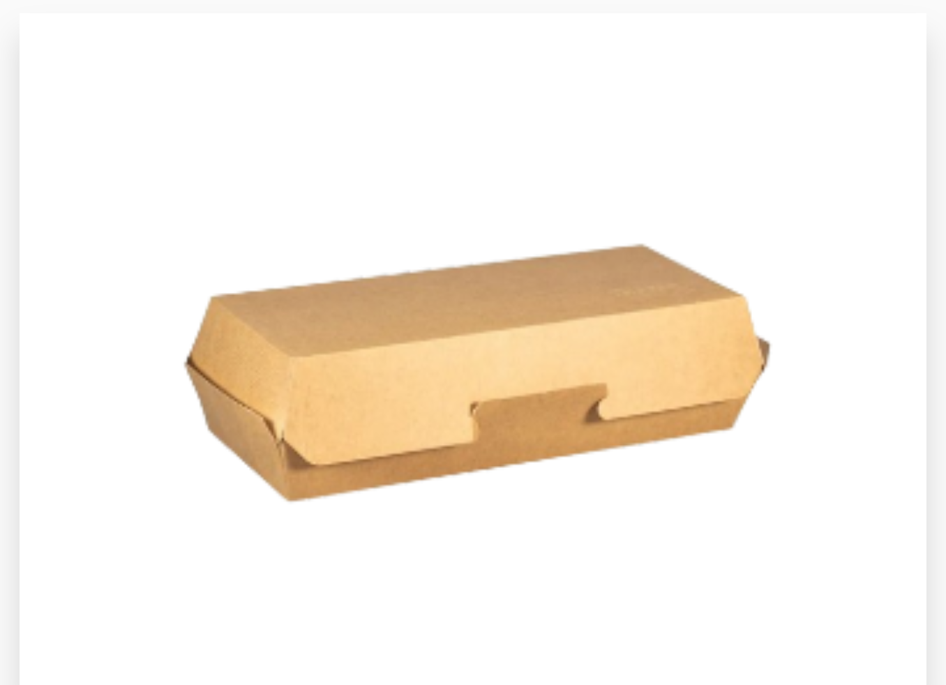 BOITE SANDWICH KRAFT MARRON 200 PCS