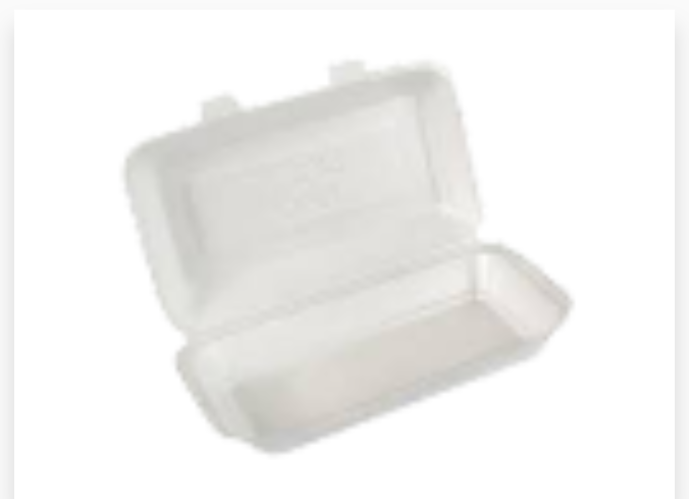 BOITE SANDWICH POLYESTER BLANC 200 PCS