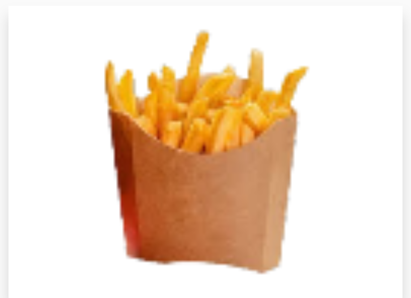 BOITES A FRITES (S)  6x100PCS GOURMET