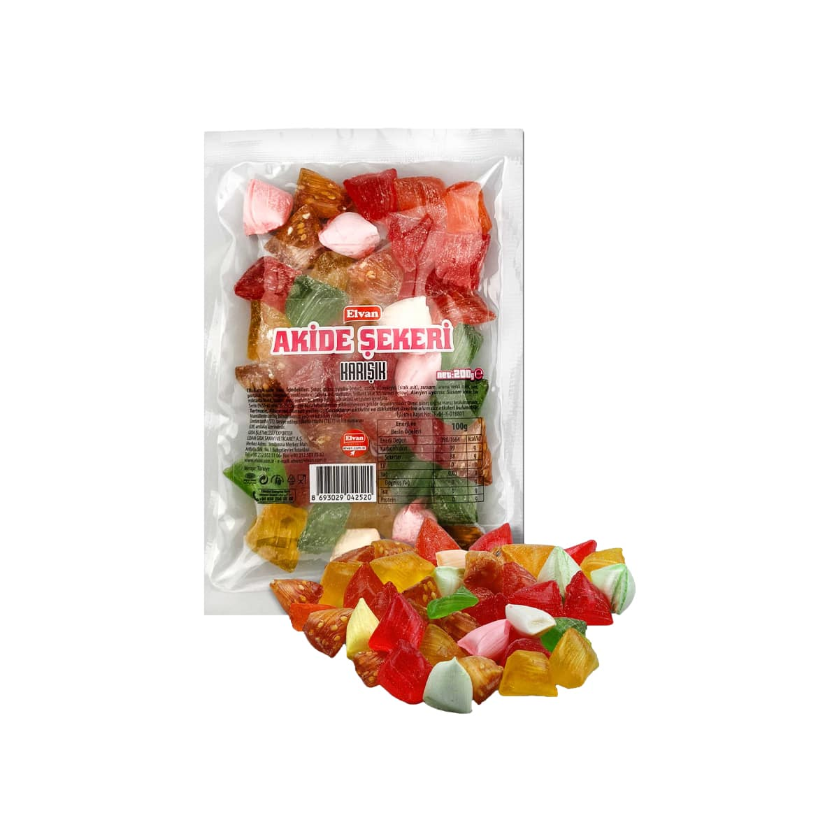 BONBON DURS FOURRES AUX SAVEURS ASSORTIES MISTO VENEZIA 200G* 24