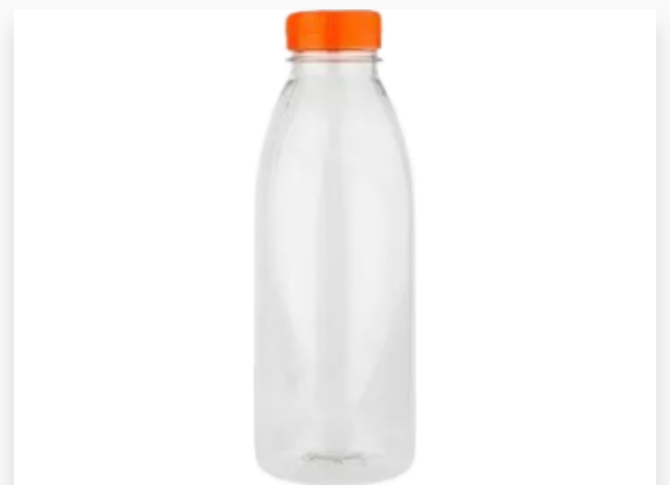 BOUTEILLE + BOUCHON ORANGE 50CL X 180