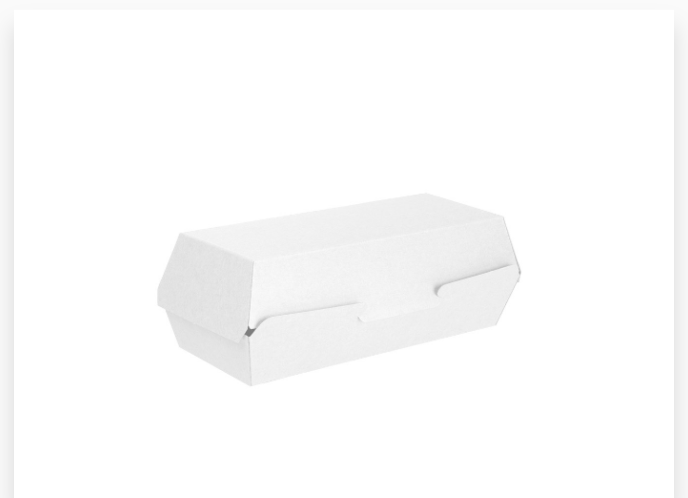 BOX SANDWICH BLANC 500PCS