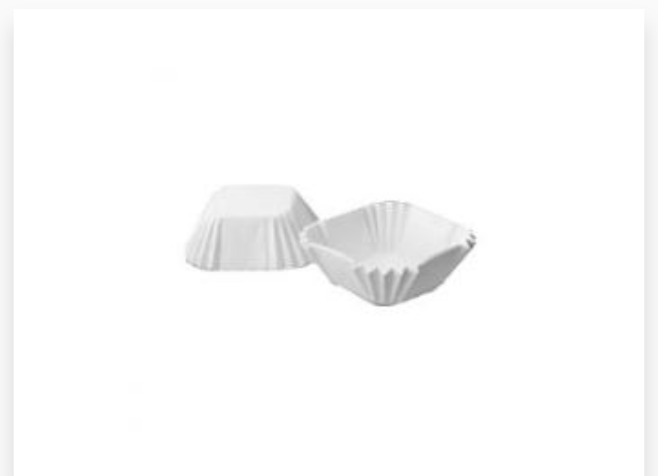 CAISSETTE CARRE BLANCHE 100PCS X 60