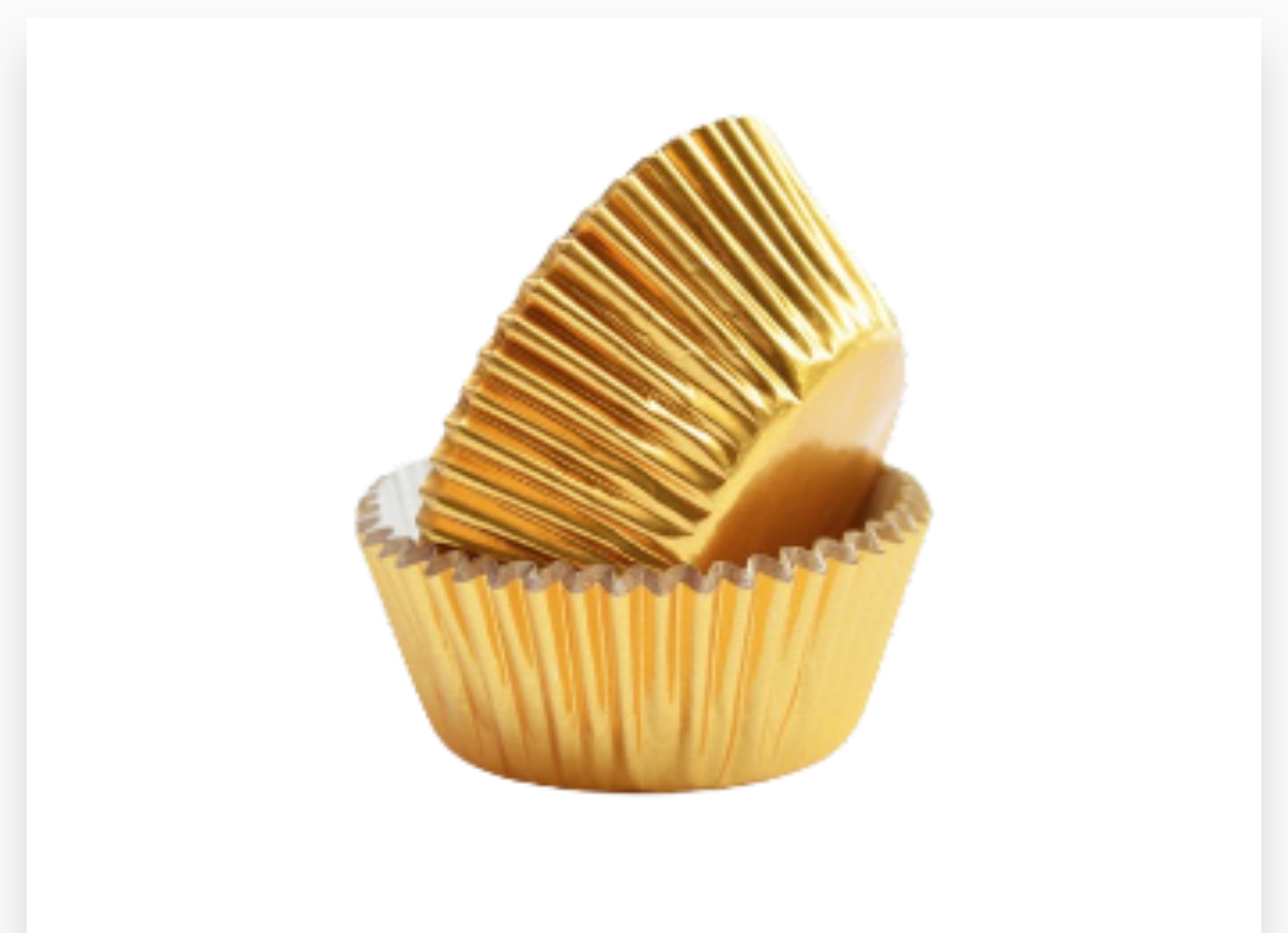 CAISSETTE N°6 DOREE 40PCS X 50