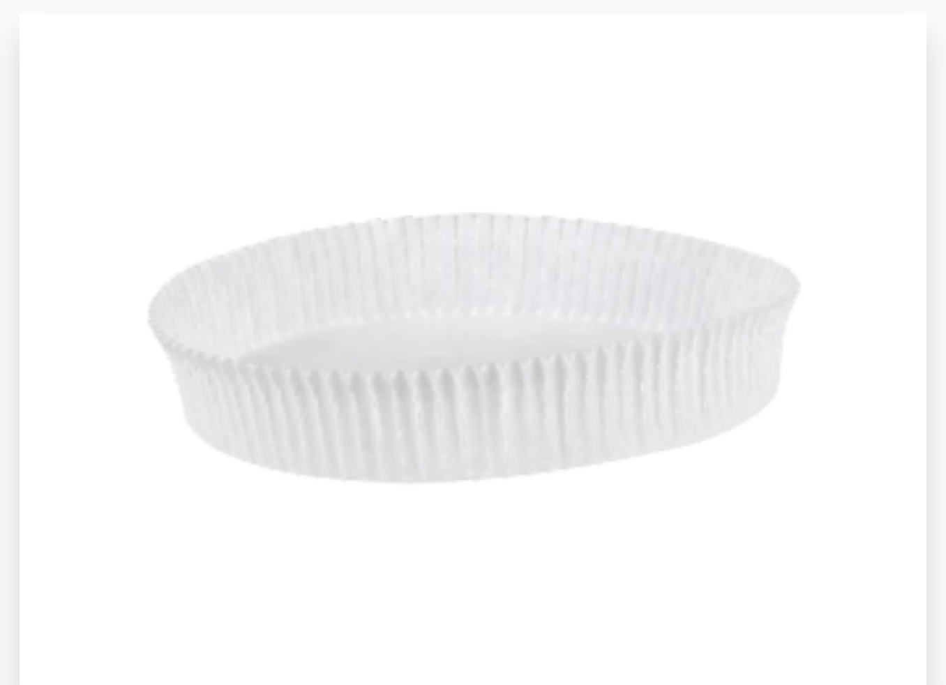 CAISSETTE TARTE BLANCHE 200PCS X 60