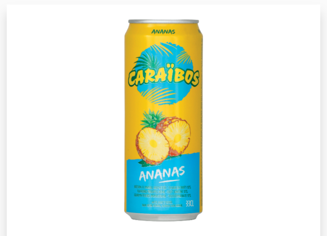 CARAIBOS ANANAS 33CL x 24