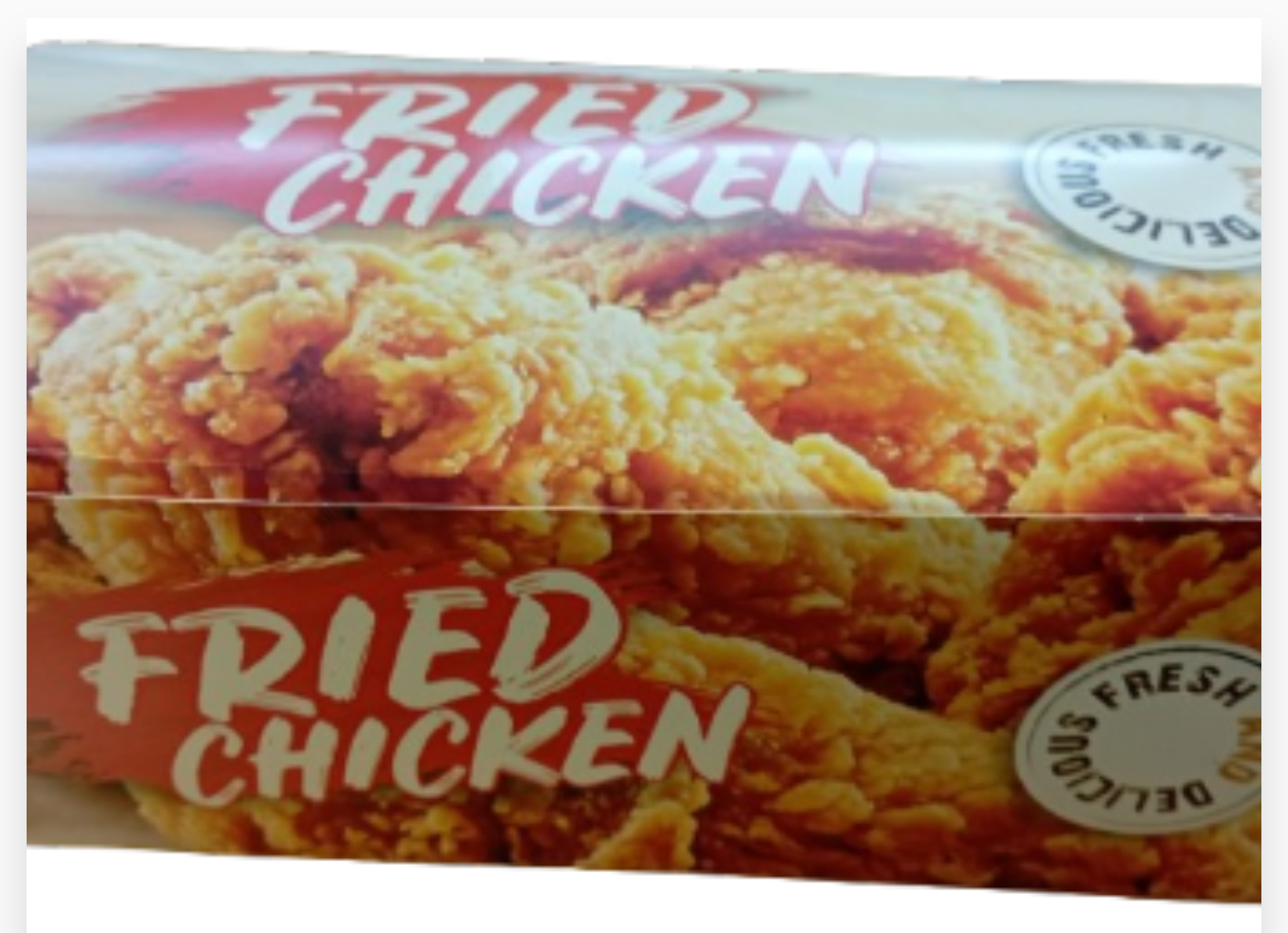 CHICKEN & CHIPS BOXES FC3 LARGE 200 PCS  116X219X74mm