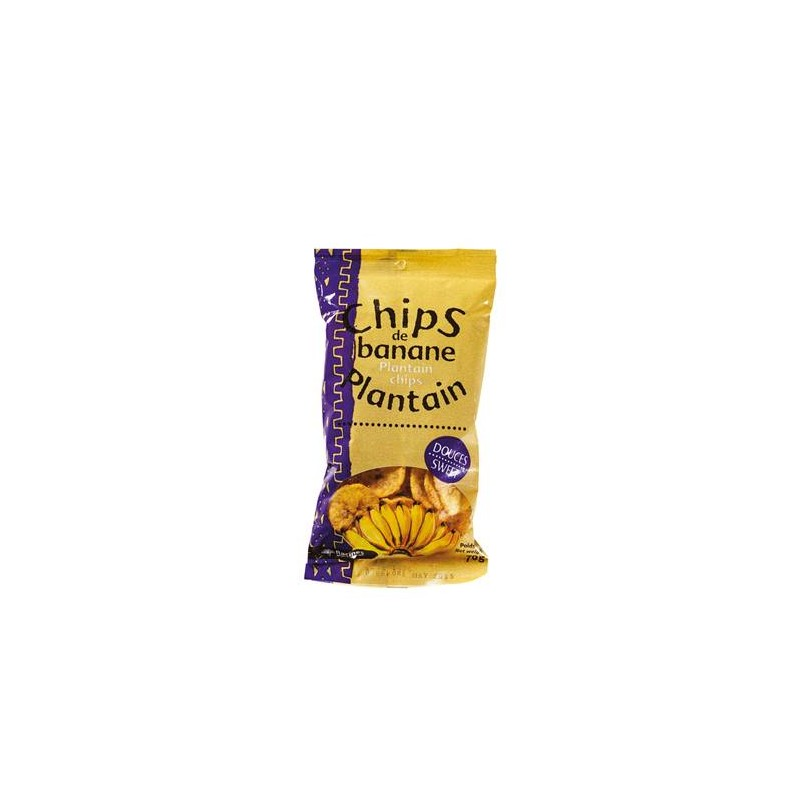 CHIPS DE BANANE PLANTAIN DOUCES 70G X 24