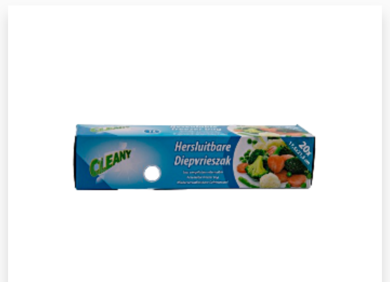 CLEANY SACS CONGELATION REFERMABLE 2L  25PCS