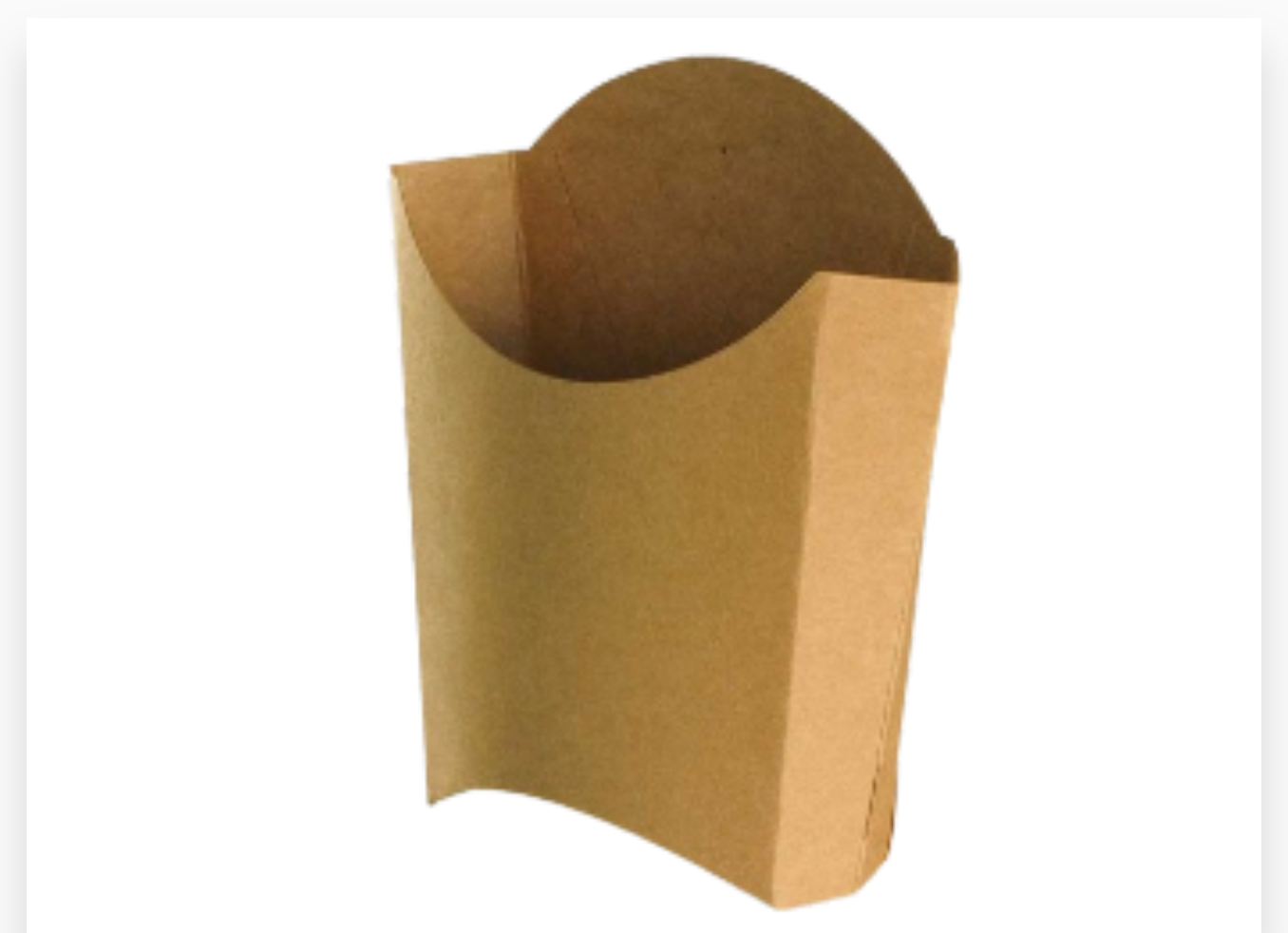 CORNET A FRITES KRAFT BRUN 10X100PCS CFK MEDIUM
