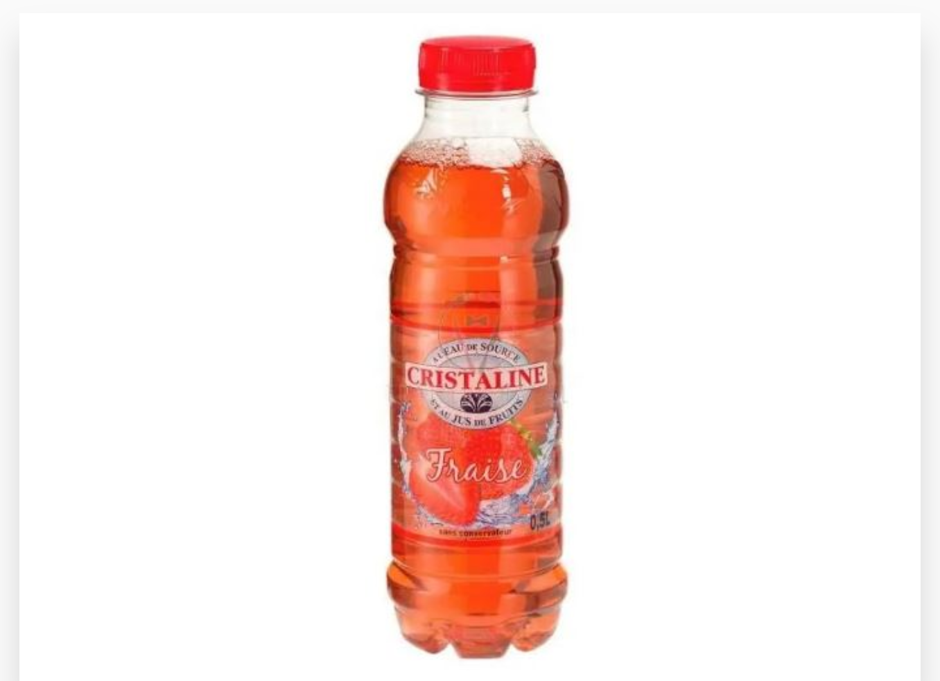 Cristaline  Fraise 50cl x 24