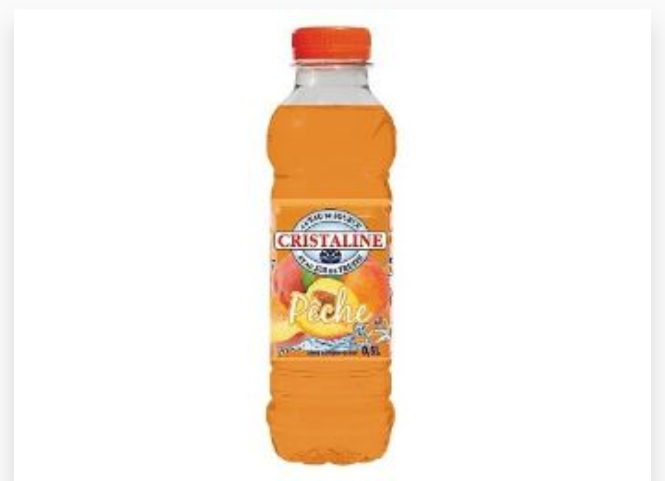 Cristaline  pêche 50cl x 24