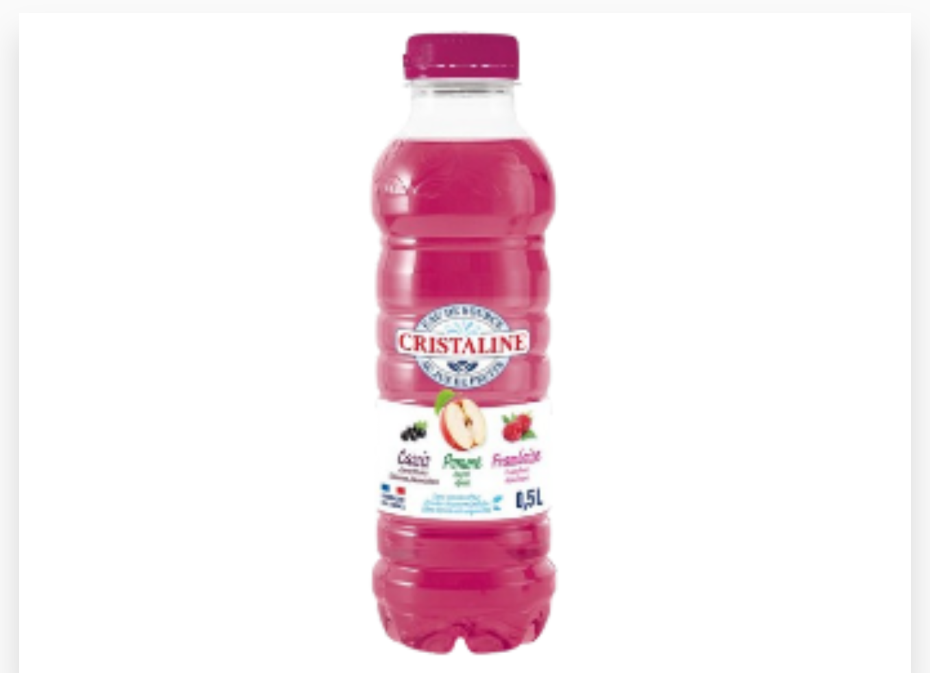 CRISTALINE POMME CASSIS FRAMBOISE 50CL X 24