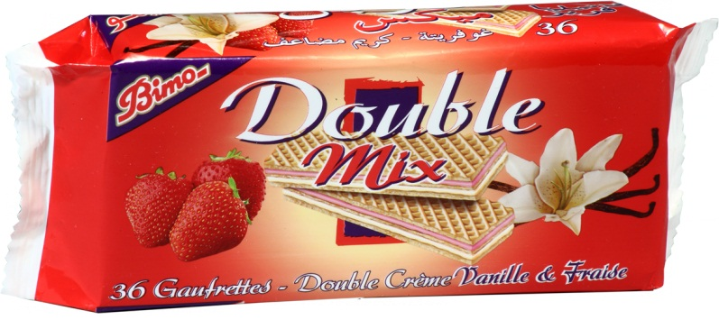 DOUBLE MIX VANILLE FRAISE 200G X 20