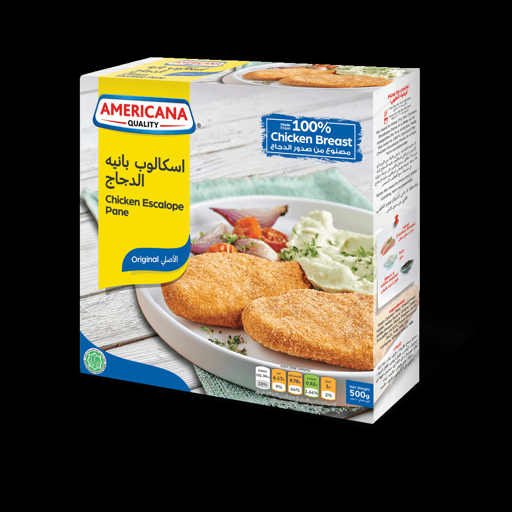 ESCALOPE PANE CHICKEN BURGER 800G
