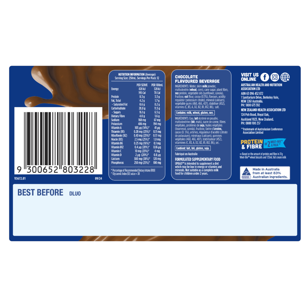 EXCELO CHOC'UP ORIGINAL 28G X 24