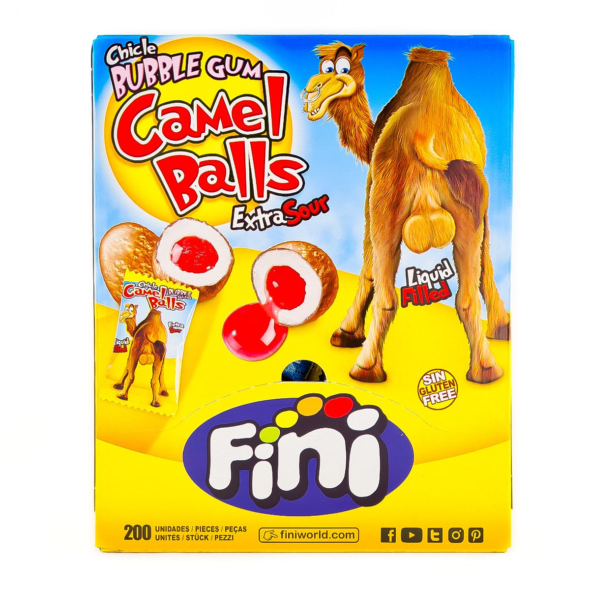 FINI boule bubble gum balls *200