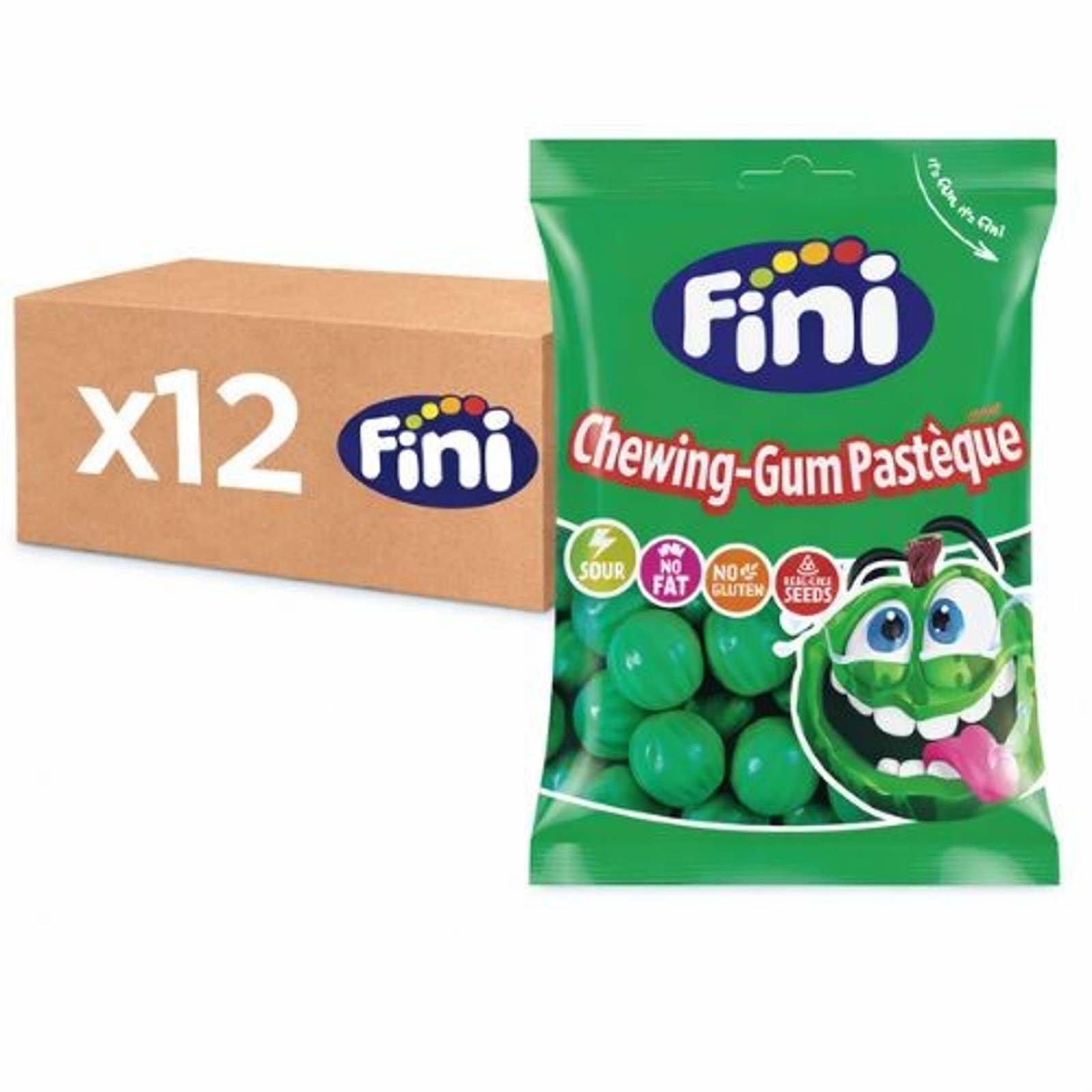 FINI CHEWING GUM PASTEQUE 90Gx12 PIECES