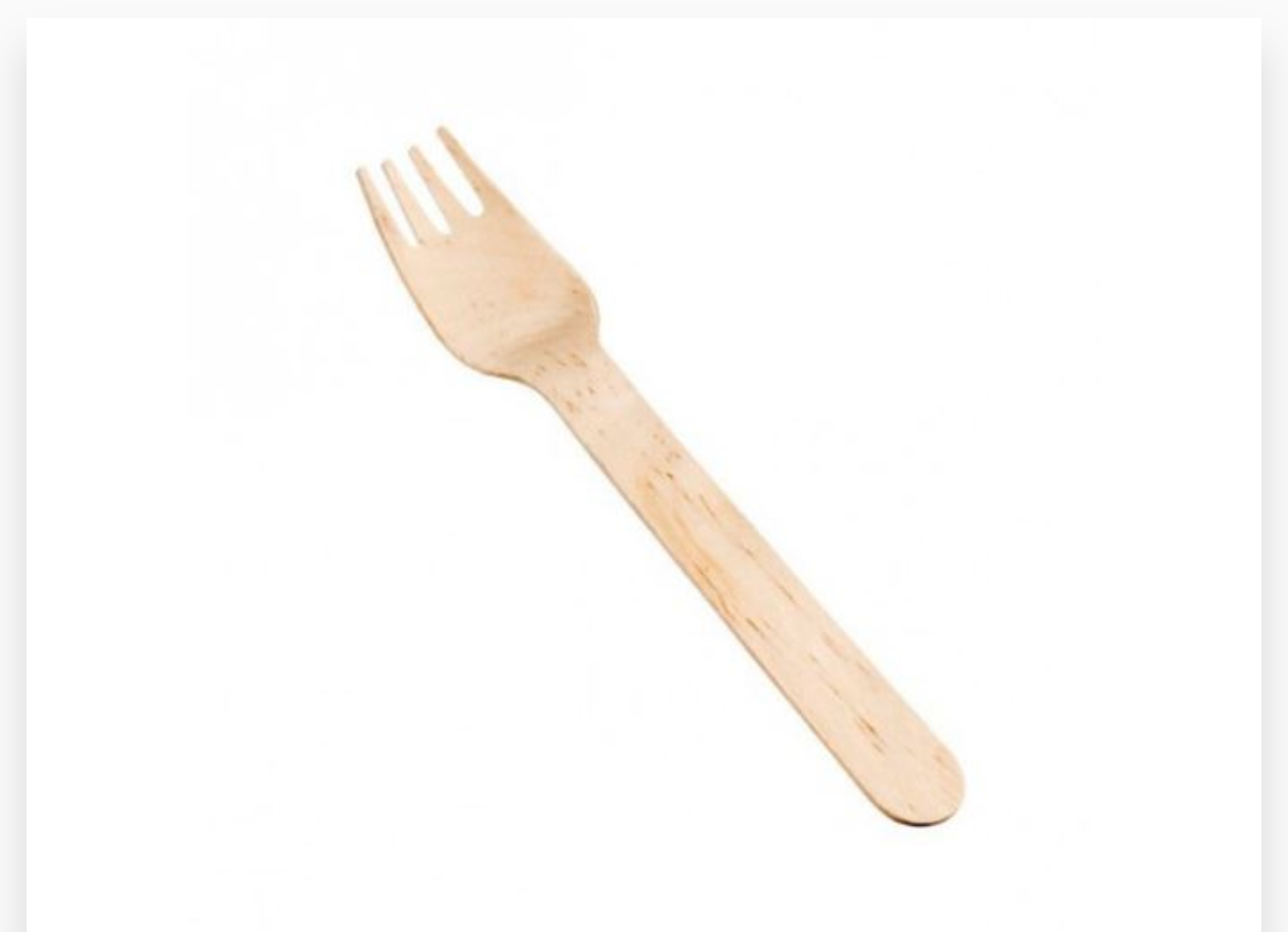 FOURCHETTE EN BOIS 16cm 100PCS X 20