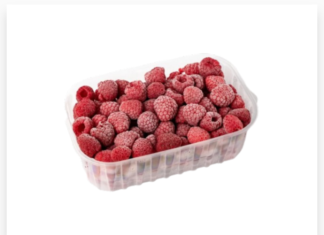 FRAMBOISE FRAIS 125G X 12 BQS