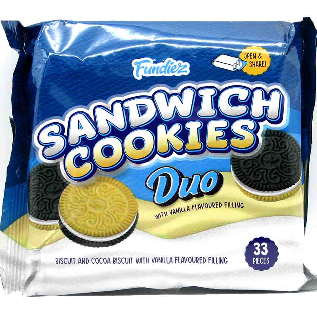 FUNDIEZ SANDWICH CREAM DUO 250G X 20