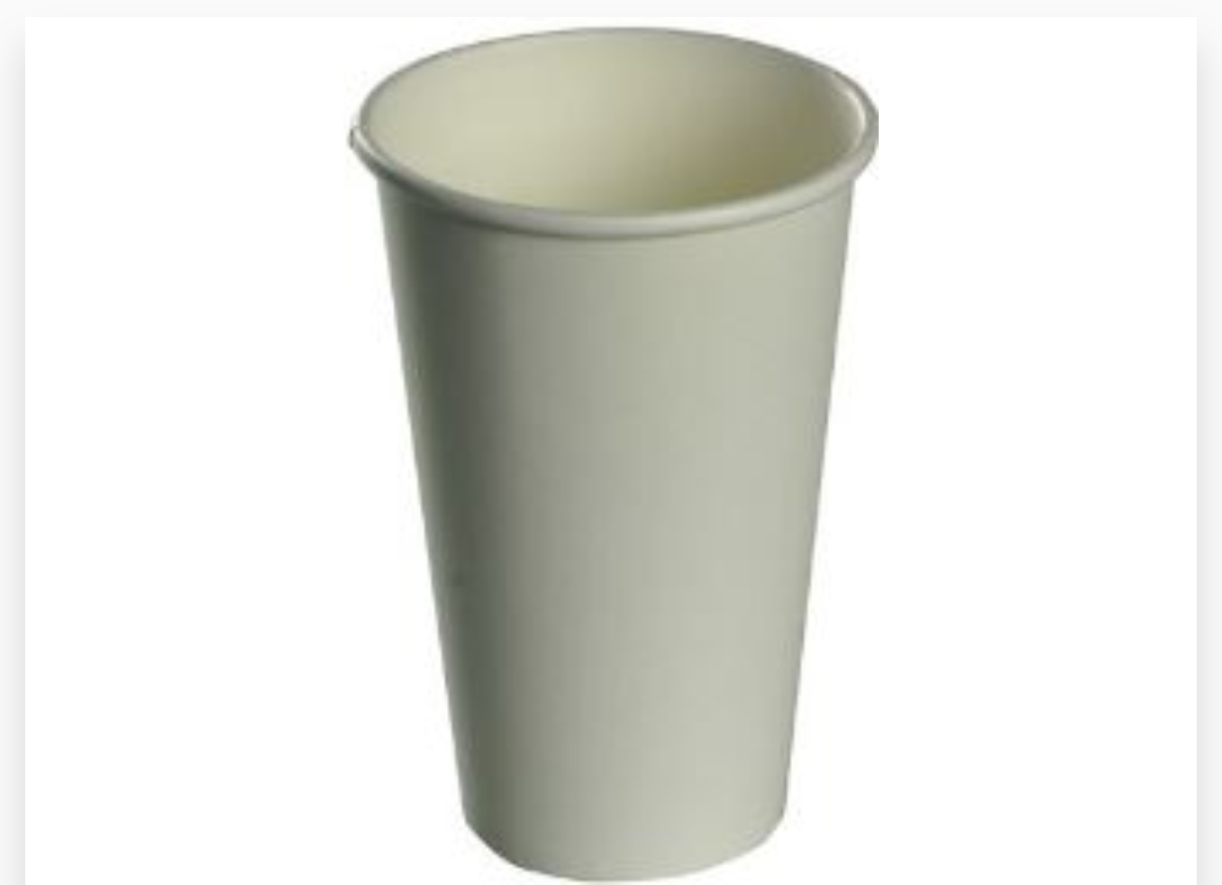GOBELET BLANC 24CL  X 20