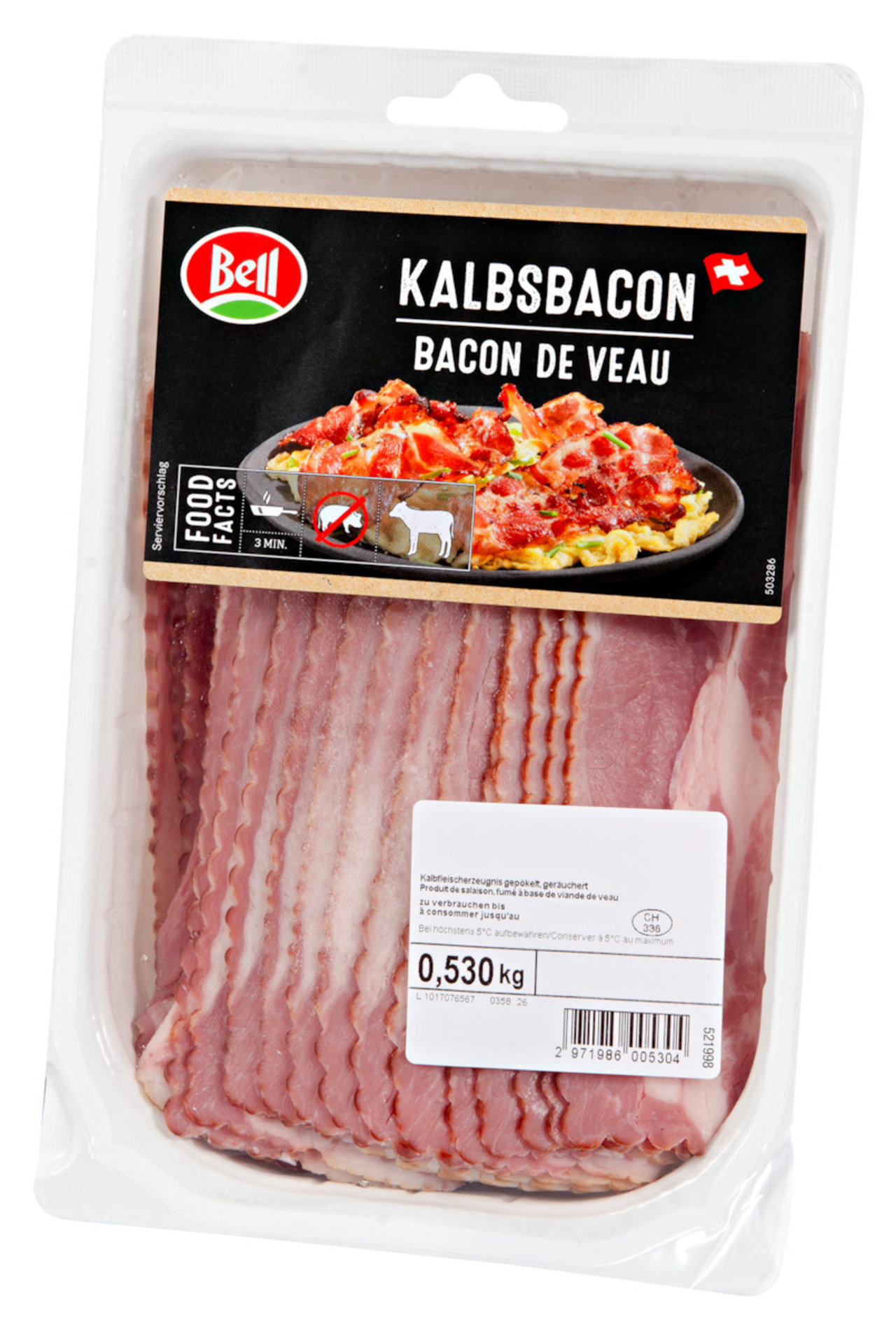 IKBAL TRANCHE BACON DE VEAU N°372