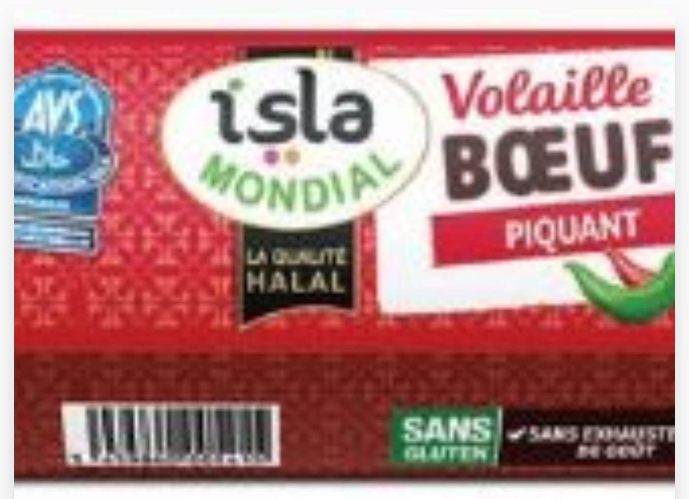ISLA VOLAILLE PIQUANT 430G X 21