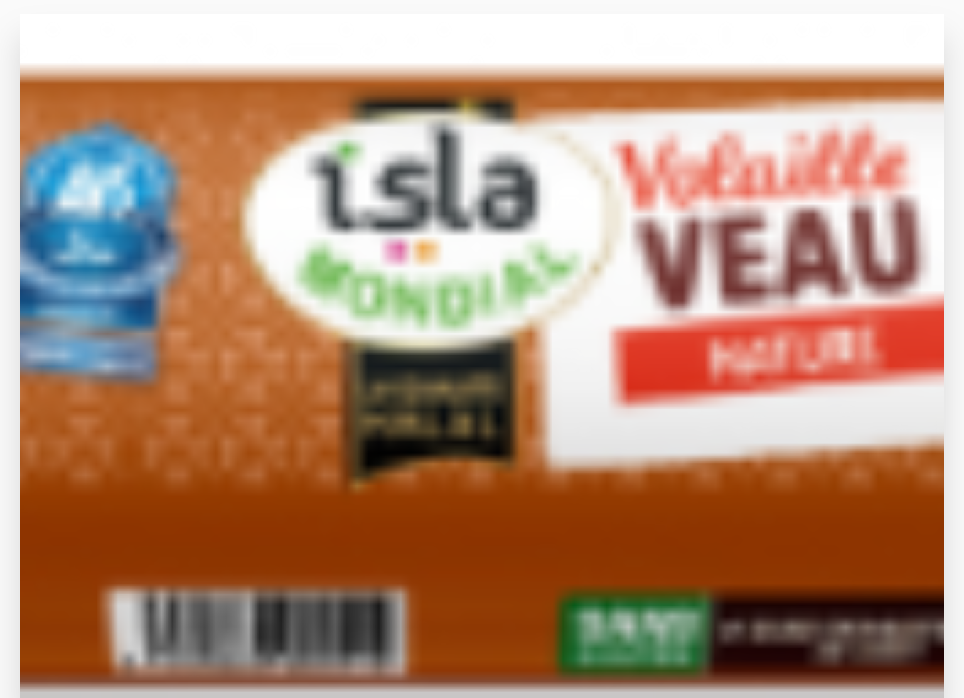 ISLA VOLAILLE VEAU 430G X 21