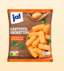 JA CROQUETTE POMME DE TERRE CROUSTIES 750G X 12