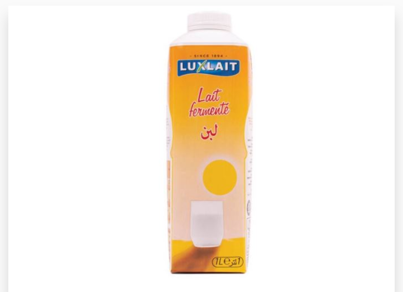 LAIT FERMENTE LUXLAIT 1L X 8