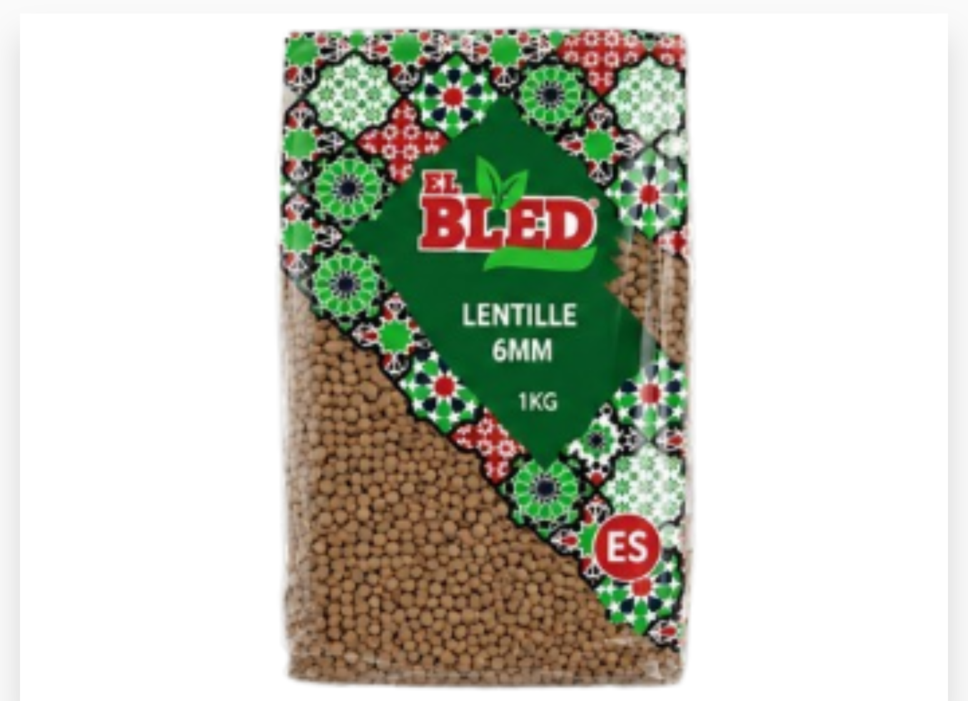 LENTILLE 6MM 1KG X 10 EL BLED ES