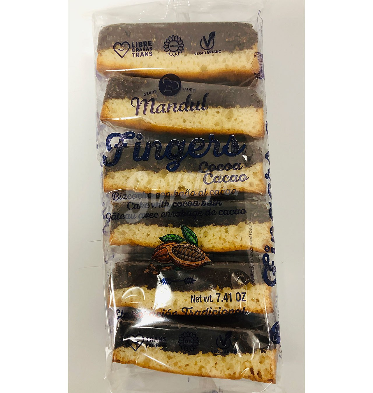 MANDUL FINGERS CHOCO X 13