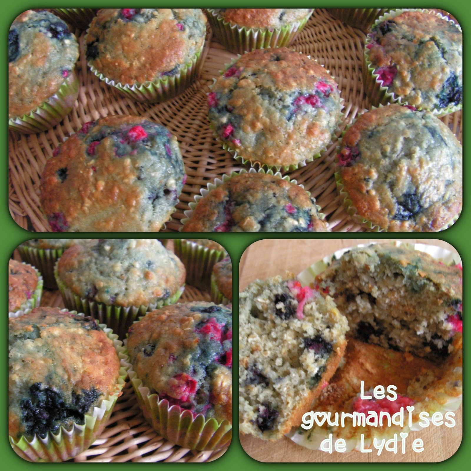 MUFFINS FRUITS DES BOIS X 12