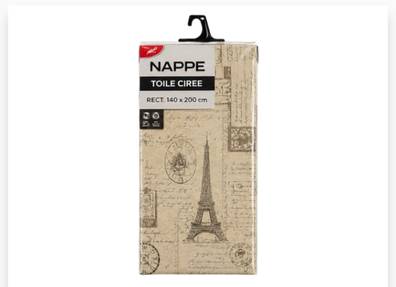 NAPPE TOILE CIRÉE RECT. 140 X 200