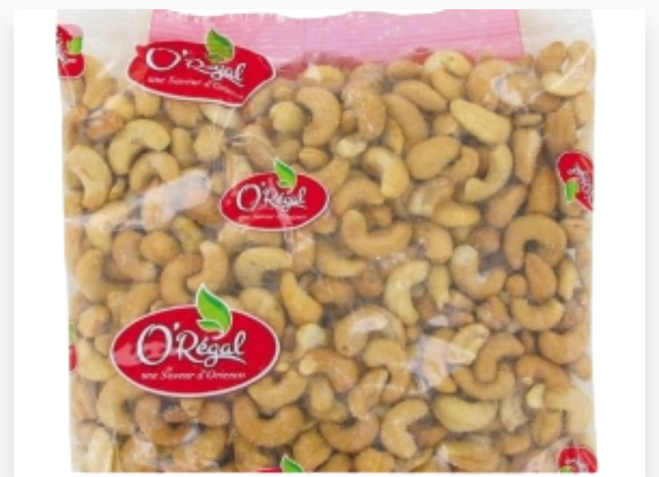 NOIX DE CAJOU GRILLEES SALLEES 400G x 30 ORIENCO