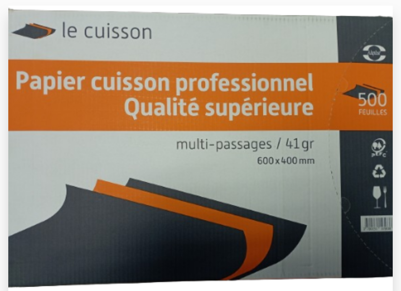 PAPIER CUISSON- BOITE DISTRIBUTRICE PM 40X60CM