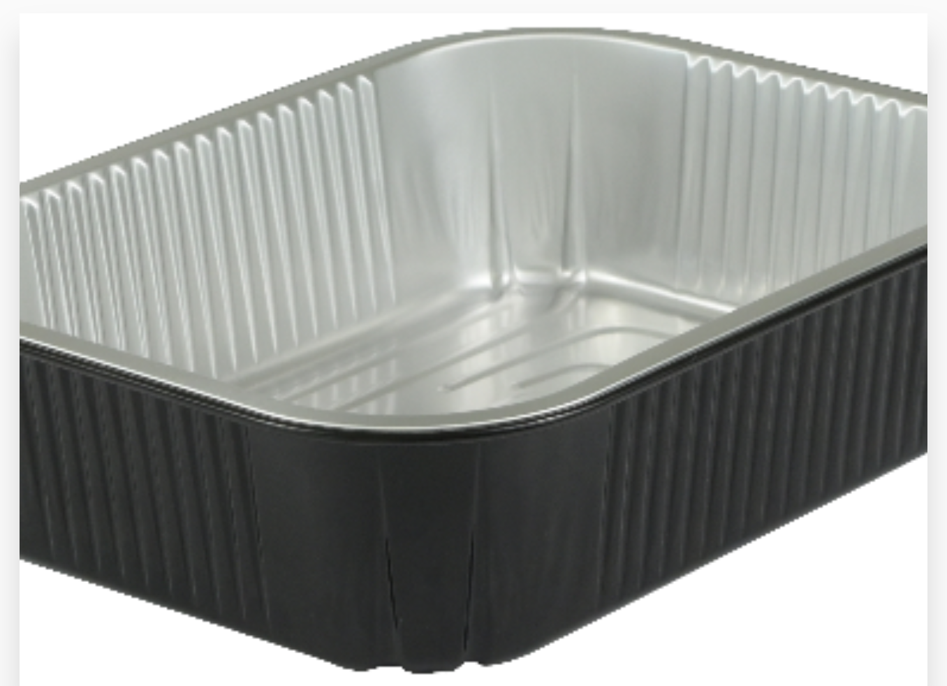 PLAT ALU RIGIDE 780ML NOIR