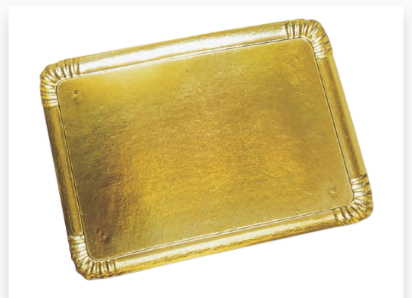 PLATEAU TRAITEUR OR 25X34 4X25PCS