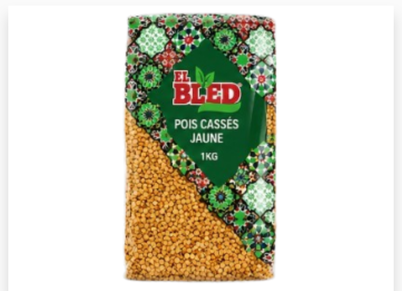 POIS CASSES JAUNE 1KG X 10 EL BLED ES