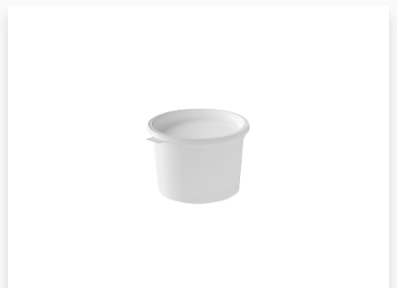POT ET COUVERCLE BLANC 250