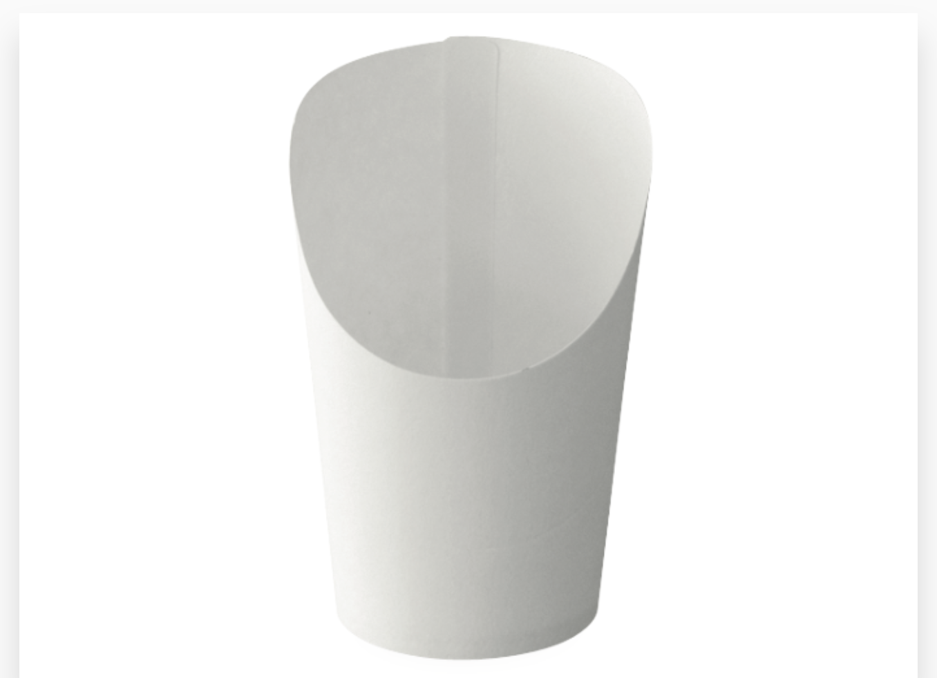 POT WRAP BLANC 5.5OZ 165ML 50PCS